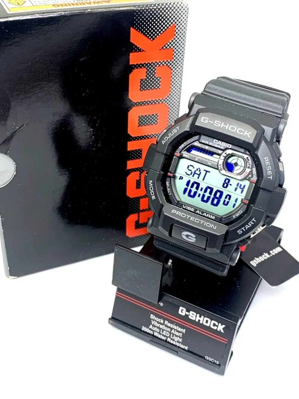 Casio G-Shock Men's Watch GD350 Quartz Digital Black Resin Sport Military 3403